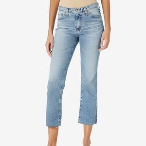 AG Denim Jodi Crop High Rise Slim Flare Jeans Size 31